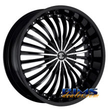 2Crave Rims - No.13 - Machined w^ Black