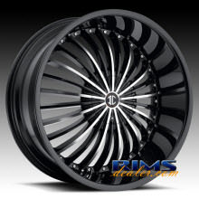 2Crave Rims - No.19 - machined w/ black