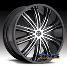 2Crave Rims - No.7 - machined w/ black