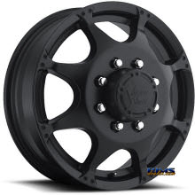 Vision Wheel - Crazy Eightz 715 - Black Flat