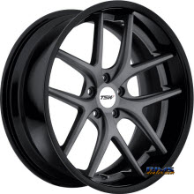 TSW - PORTIER - MATTE GUNMETAL W/GLOSS BLACK LIP - Gunmetal Flat
