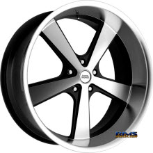 AMERICAN RACING - VN701 Nova - Black Gloss w^ Machined