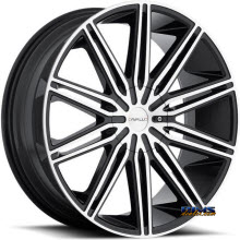 CAVALLO WHEELS - CLV_10 - Machined w^ Black