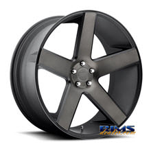 S116 - Baller - black flat w/ machined