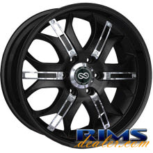 ENKEI - Grab6 - black w^ chrome cap