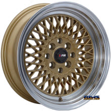 F1R Wheels - F01 - Machined w/ Gold