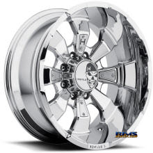 Hostile Truck Wheels - H103 HAMMERED 8 PVD - Chrome