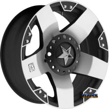 KMC XD Off-Road - XD775 Rockstar - Machined w/ Black