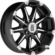 KMC XD Off-Road - XD779 Badlands - Black Gloss w/ Machined