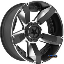 KMC XD Off-Road - XD811 Rockstar II - Machined w/ Black