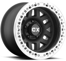 KMC XD Off-Road - XD229 Machete Crawl - Satin - Black Flat w/ Machined