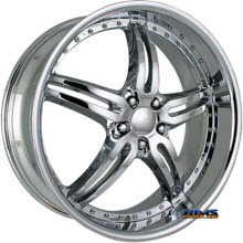 MERCELI WHEELS - M2 - chrome