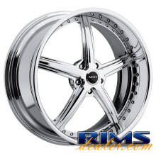 STILLETO (5-LUG) - chrome