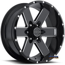 H100 - MOAB 6 - black flat w/ machined