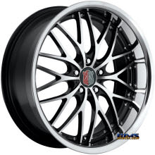 Roderick Luxury Wheels - RW-1 (Chrome Lip) - machined w/ black