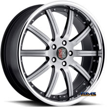 Roderick Luxury Wheels - RW3 - black w/ chrome lip