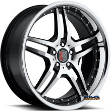 Roderick Luxury Wheels - RW2 - black w/ chrome lip