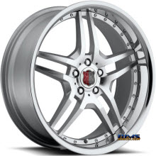 Roderick Luxury Wheels - RW2 - silver w/ chrome lip