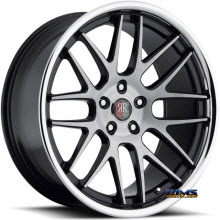 Roderick Luxury Wheels - RW6 - black w/ chrome lip