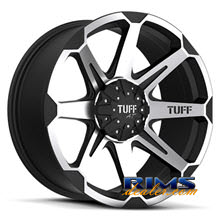 Tuff A.T Wheels - T05 - black flat w/ machined