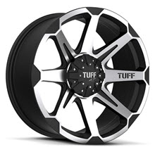 Tuff A.T Wheels - T05 - black flat w^ machined