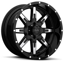 Tuff A.T Wheels - T15 - Black Gloss w/ Machined