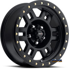 Vision Wheel - 398 Manx - black flat