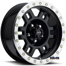 Vision Wheel - 398 Manx - black flat w/ machined