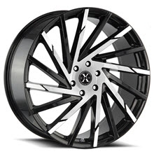 XCESS WHEELS - X02 - Black Gloss w/ Machined