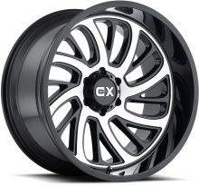 KMC XD Off_Road - XD826 Surge - Black Flat w^ Machined