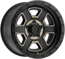 KMC XD Off-Road - XD133 - Satin - Black Flat w/ Machined