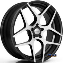 XIX Wheels - X35 - Black Flat w/ Machined