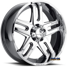 Hostile Truck Wheels - H104 _ ZOMBIE_PVD 5 - chrome