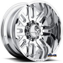 Hostile Truck Wheels - H104 _ ZOMBIE_PVD 8 - chrome