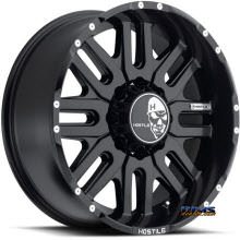 Hostile Truck Wheels - H104 _ ZOMBIE 8 - satin black