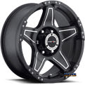 Wizard 395 - black flat w/ machined