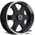 blast 3961 - black flat w/ machined