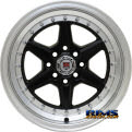 DY501-M - black flat w/ machined