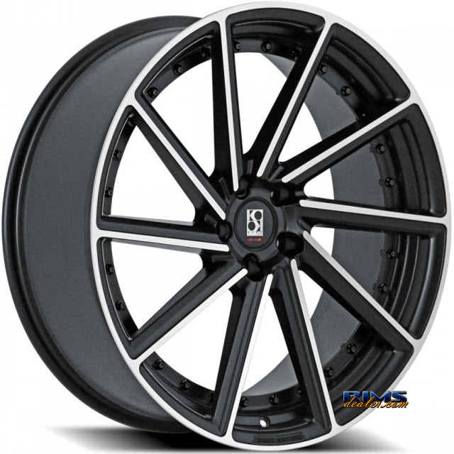Pictures for KOKO KUTURE Wheels SURREY machined w/ black