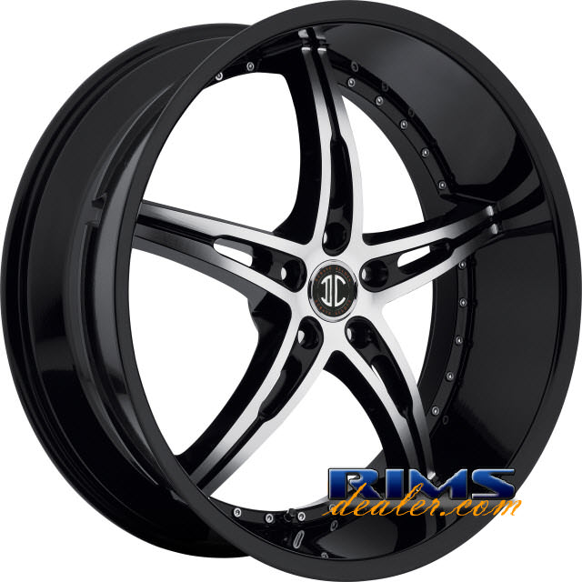 Pictures for 2Crave Rims No.14 machined w/ black