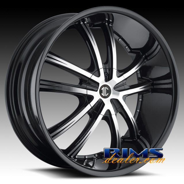Pictures for 2Crave Rims No.21 machined w/ black