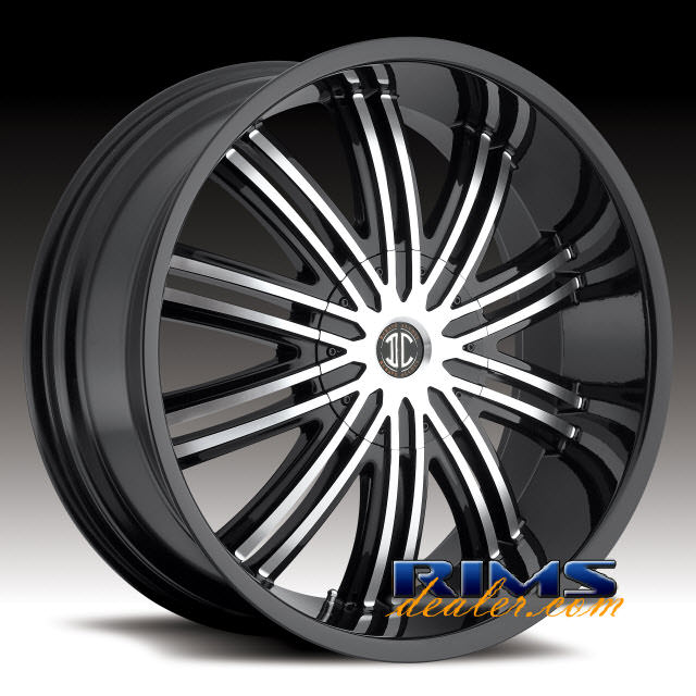 Pictures for 2Crave Rims No.7 machined w/ black