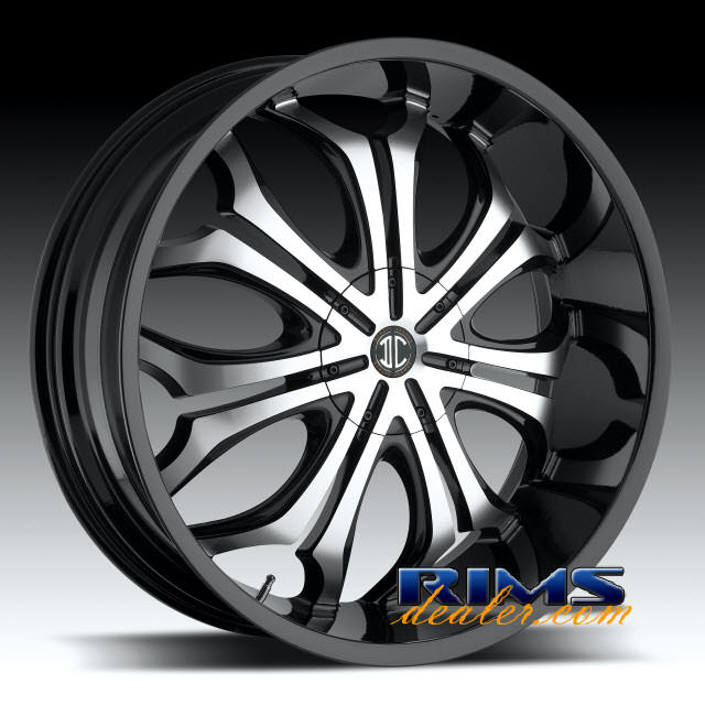 Pictures for 2Crave Rims No.8 machined w/ black