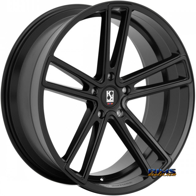 Pictures for KOKO KUTURE Wheels MASSA-5 black flat