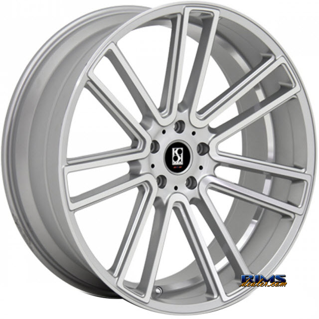 Pictures for KOKO KUTURE Wheels MASSA-7 machined w/ silver