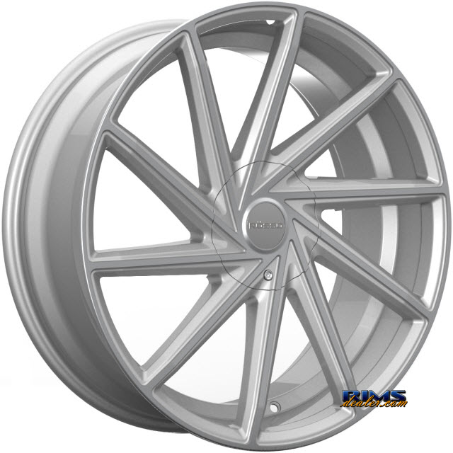 Pictures for Rosso Wheels INSIGNIA machined w/ silver