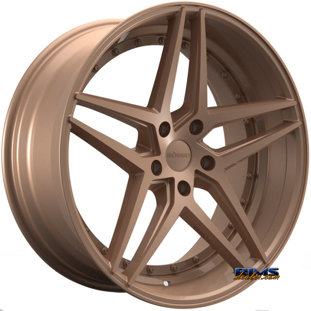 Pictures for Rosso Wheels REACTIV bronze flat