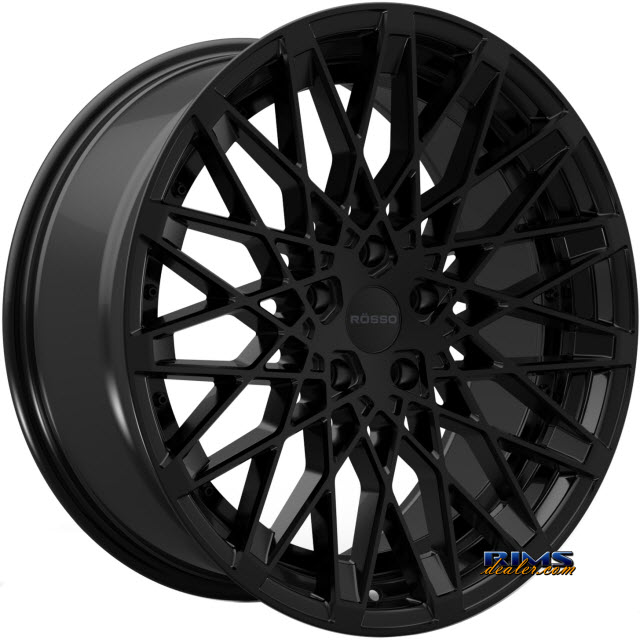 Pictures for Rosso Wheels SKISM black gloss