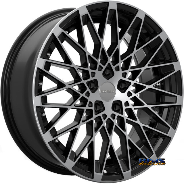 Pictures for Rosso Wheels SKISM machined w/ silver