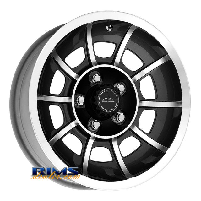 Pictures for AMERICAN RACING VINTAGE VN47 Vector black flat